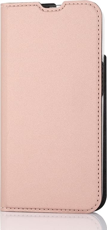 Wave BookCase skyddsfodral, iPhone 14, roséguld