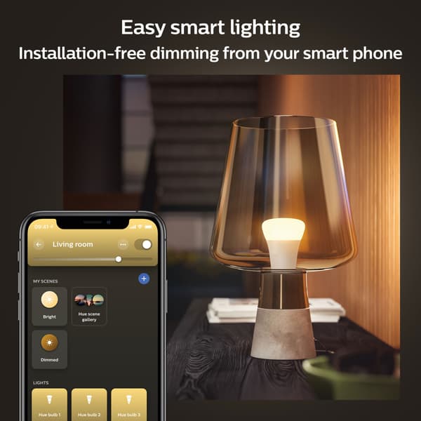 Philips Hue älylamppu multipack, BT, White, E27, 2 kpl
