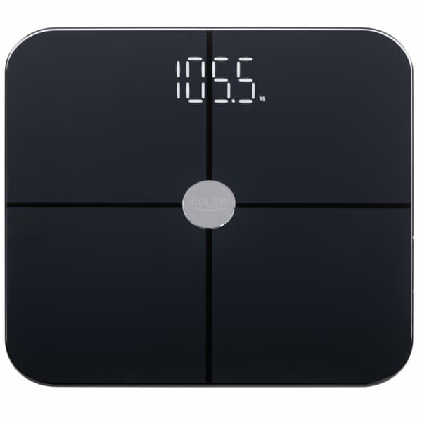 Adler AD 8187 Black Smart bathroom scale