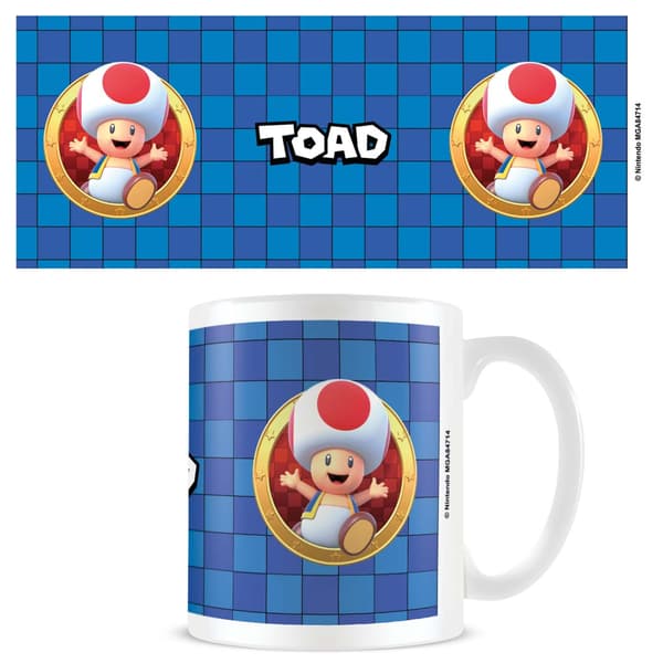 Pyramid International Muki Super Mario (Toad 3D Port) - Valkoinen