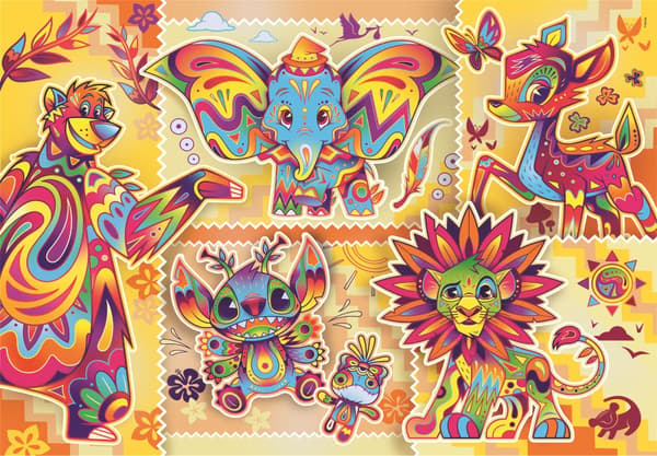 Clementoni 1000 stk CB Collection Disney Classics av høy kvalitet