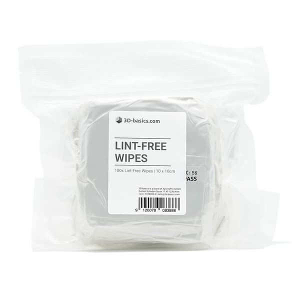 3D-basics Lint-Free Wipes 100x100mm 100pcs