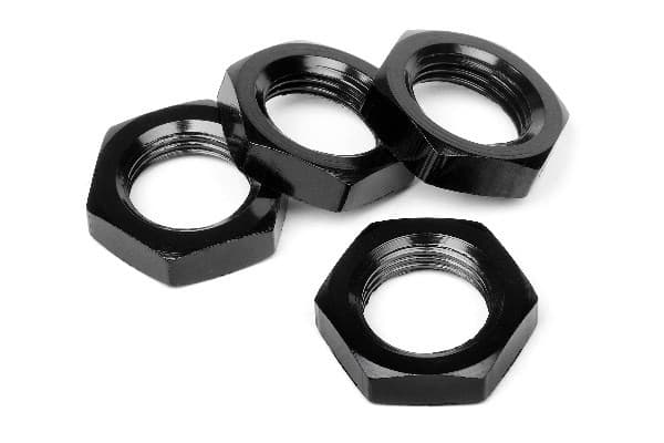 17 mm hjulmutter (svart/4 stk.)