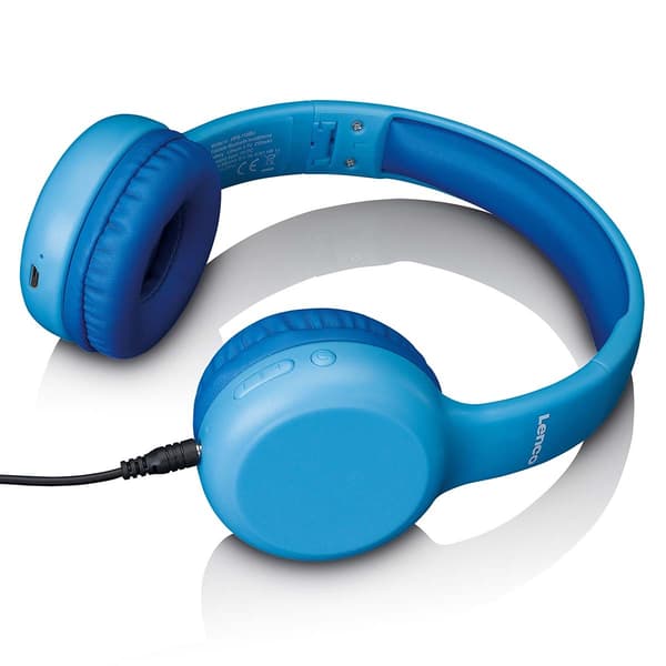 Lenco Sammenleggbare Bluetooth®-hodetelefoner for barn Blå