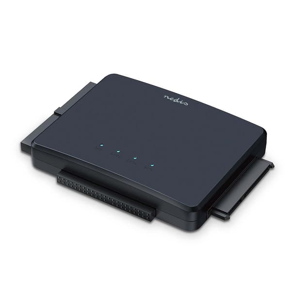 Nedis Hård disk Adapter | USB 3.2 Gen1 | 2.5 / 3.5 " | IDE + SATA | Strömadapter