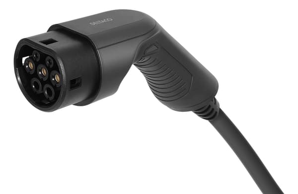 DELTACO e-Charge, kabel type 2 - type 2, 3-fase, 32A, 10M