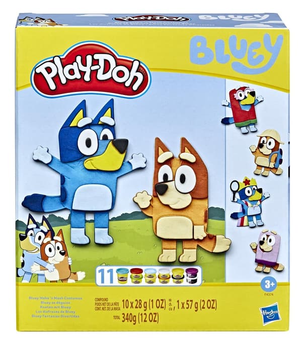 Hasbro Play-Doh Bluey Make 'n Mash Kostumer Legesæt