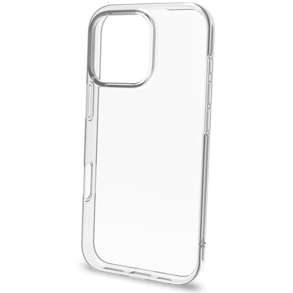 Celly Gelskin TPU-deksel iPhone 16 Pro Transparent