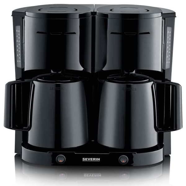 Severin Dobbel termokannebrygger KA9315 1000watt Svart