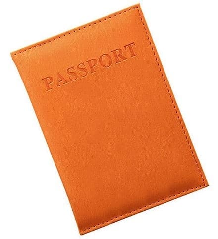 Etui for pass - Oransje