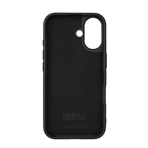 Onsala Mobilskal med Silikonkänsla Black - iPhone 16