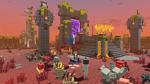 MOJANG Minecraft Legends - Deluxe Edition -peli, PS4