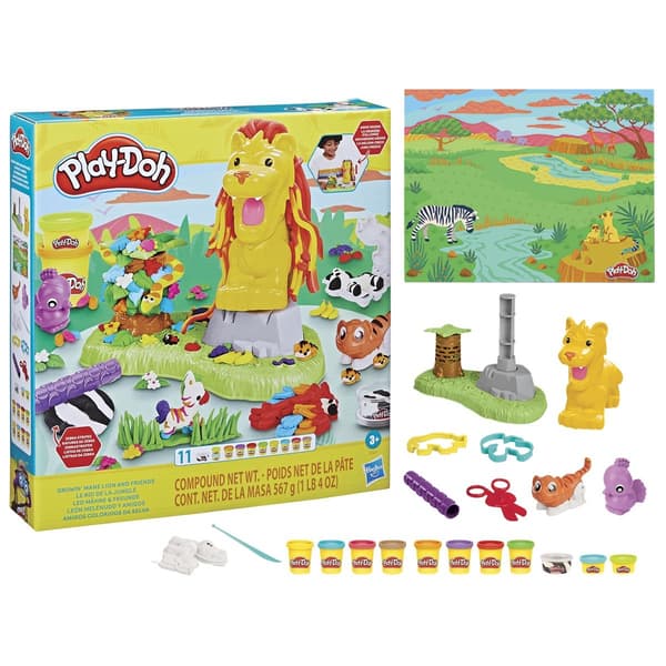 Play-Doh lekset Grown Mane Lion och vänner
