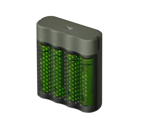 GP ReCyko hurtiglader m/4xAAA 950mAh (PB)