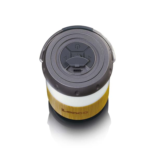 Lenco Lyhty, jossa on sisäänrakennettu Bluetooth®-kaiutin Bambu