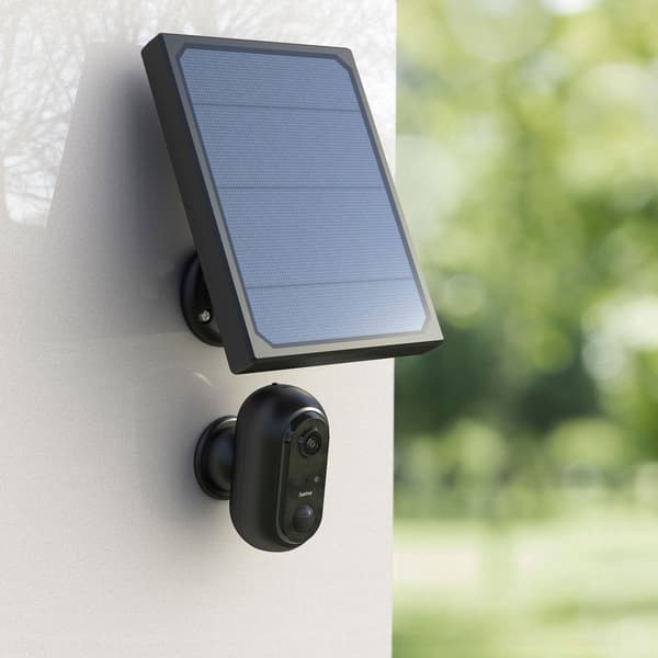 Hama Smart Overvågningskamera Udendørs Solcelle Sort