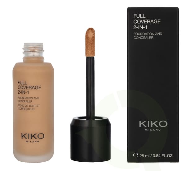 Kiko Milano Full Coverage 2 In 1 Foundation & Concealer 25 ml N35