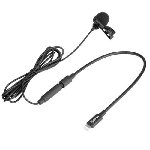 BOYA Mikrofon BY-M2 Lavalier Lightning iOS 6m.