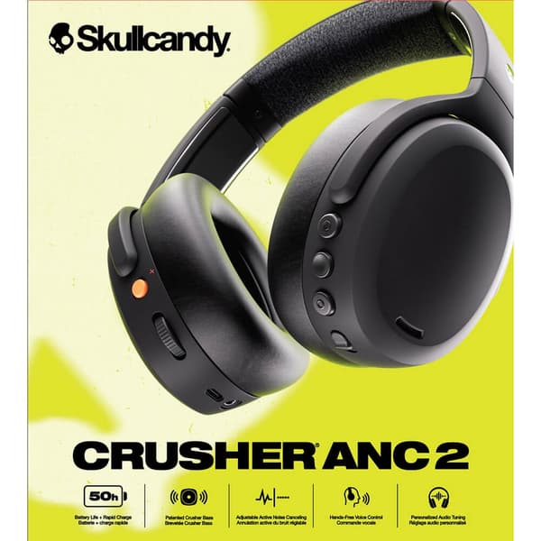 SKULLCANDY Headphone Crusher ANC 2 Wireless Over-Ear Black