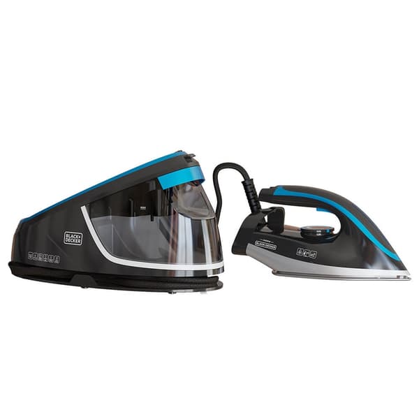 BLACK+DECKER Dampstation 2400W 1,5 L Sort