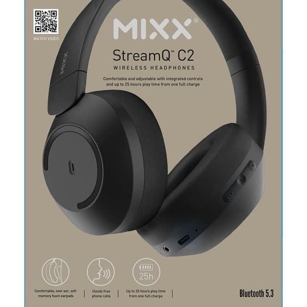 MIXX Headphone C2  Over-Ear Wireless Black