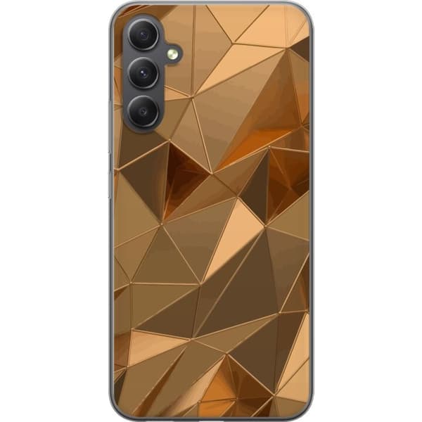 Mobildeksel til Samsung Galaxy A05s med 3D Gull motiv