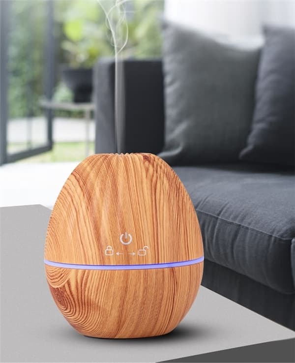 Luftfugter i trædesign, Lyst træ