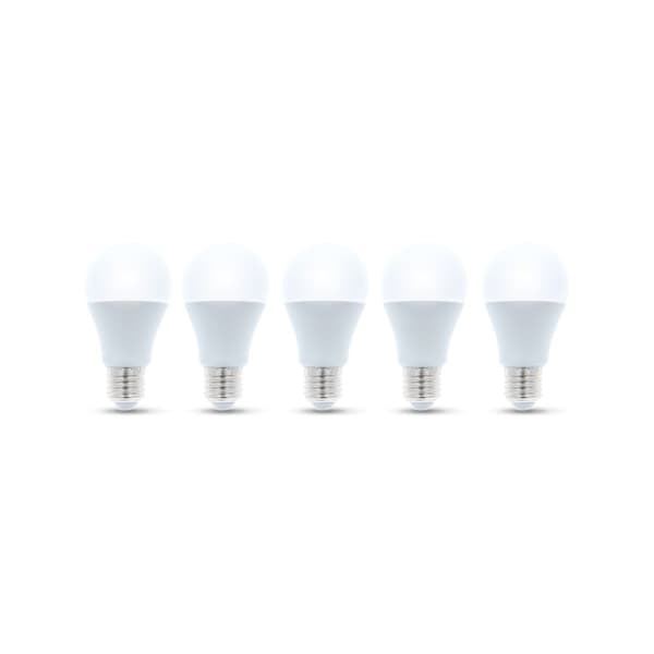 LED-Lampa E27, A60, 10W, 230V, 3000K 5-pack, Varmvitt
