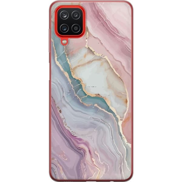 Mobildeksel til Samsung Galaxy A12 med Marmor motiv