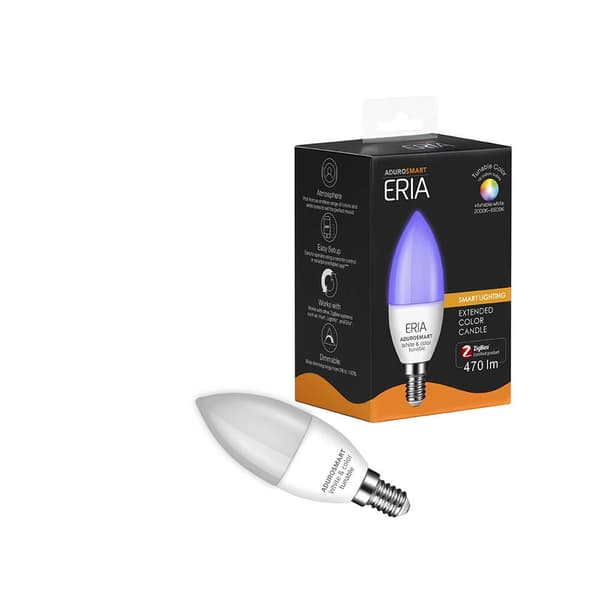 Adurosmart Pære E14 RGBW Dæmpbar Zigbee