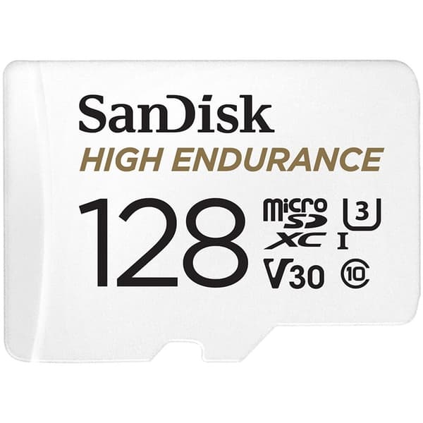 SANDISK MicroSDXC 128GB High Endurance med adapter