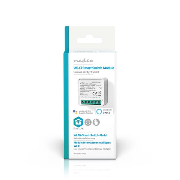 Nedis SmartLife Innebygd Modul | Bryter | 3680 W | Terminalforbindelse | App tilgjengelig for: Android™ / IOS