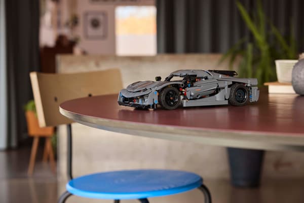 LEGO Technic 42173 - Grå hyperbil Koenigsegg Jesko Absolut
