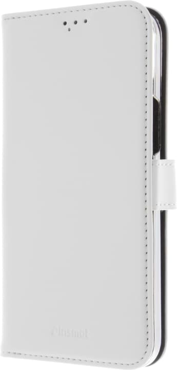 Insmat Exclusive Flip Case plånboksfodral, iPhone 15, vit
