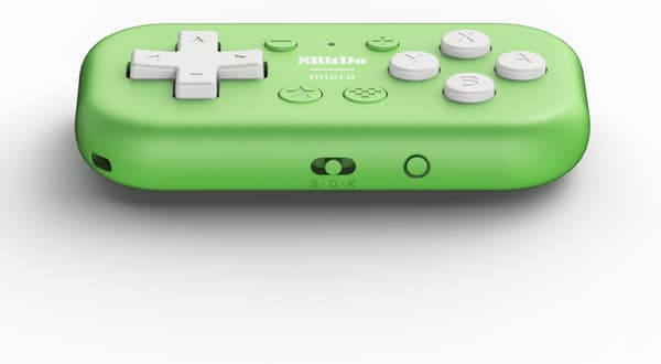 8BitDo Micro Bluetooth Gamepad, Grön, Switch / Android / Raspberry Pi