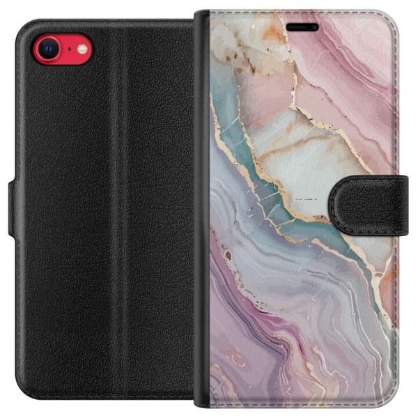 Tegnebogsetui til Apple iPhone 7 med Marmor motiv
