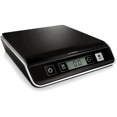 DYMO M5 brev og pakkevægt, digital display, USB, 5kg, sort