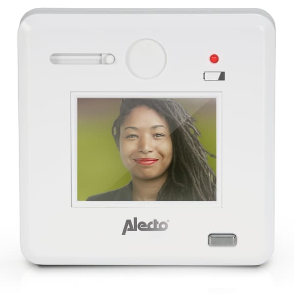 Alecto Digitaalinen ovievakuointi 2,4" näytöllä Valkoinen