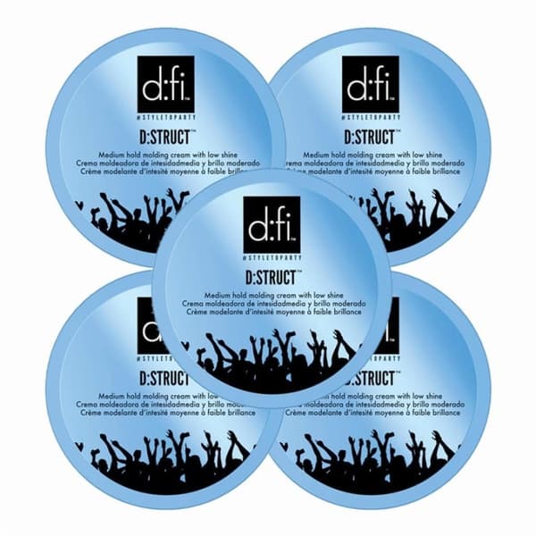 D:fi 5-pack D:fi D:struct Molding Cream Blå Stor 150g
