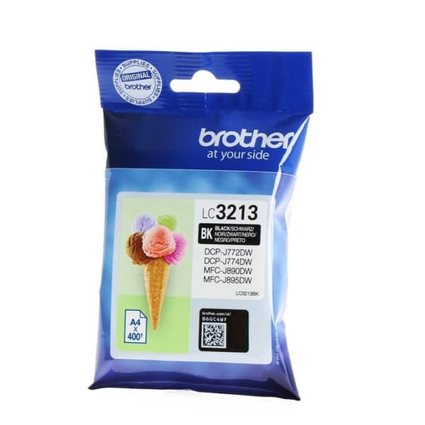 Brother Blæk LC3213BK Sort