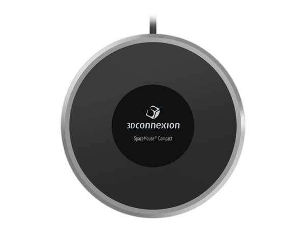 3Dconnexion SpaceMouse Compact Kabel Svart Silver