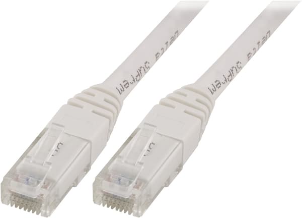 DELTACO U/UTP Cat5e patchkabel, 2m, hvid