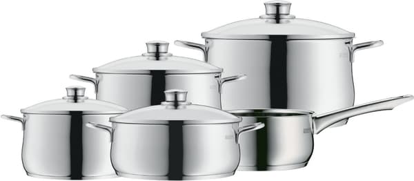 WMF Diadem Plus kokkärlsset, 5-delar, rostfritt stål