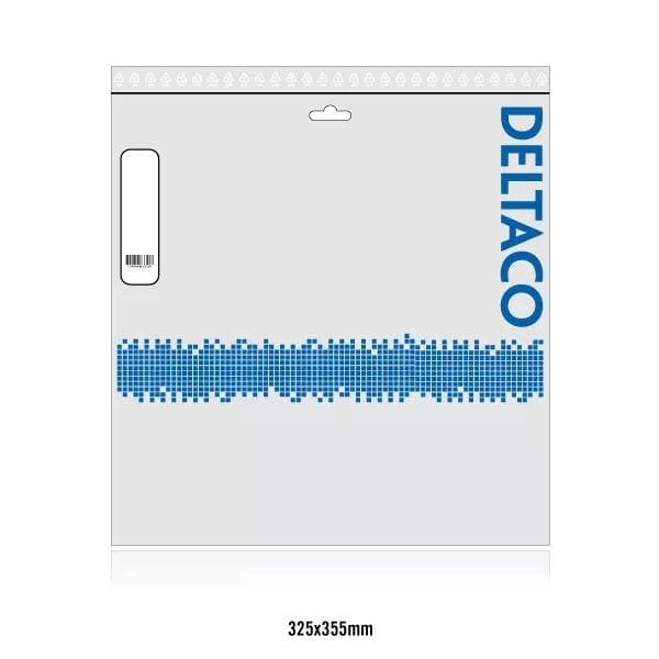 DELTACO koaksialkabel BNC og strøm, BNC ha -ha, 2,1mm, 50m, sort