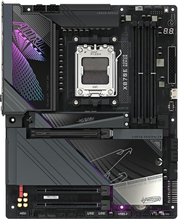Gigabyte X870E AORUS MASTER ATX-hovedkort