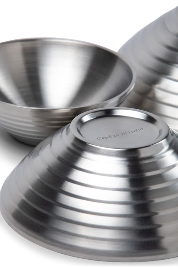 Orrefors Jernverk Skål Stainless Dubbelvägg 3-pack