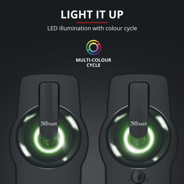 Trust Gemi 2.0 RGB-belysta högtalare