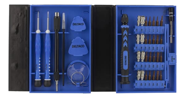 Smartphone Reparationssats, 38 st, Precision CRV, blå
