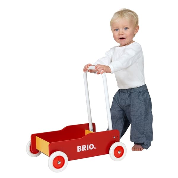 Brio 31350 Lära Gå Vagn Röd
