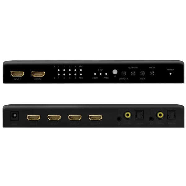 LogiLink HDMI Matrix Switch 4K/60Hz ARC HDCP HDR CEC